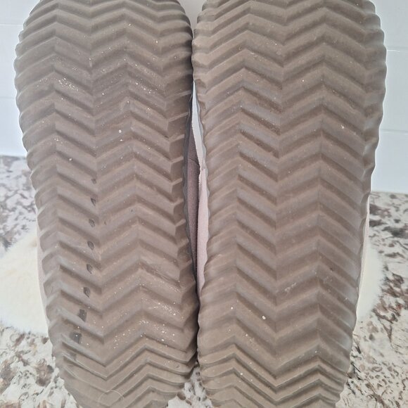 Sorel Women's Boots Size 11 Out N About Bootie Casual Gray Fur Suede Leather - Picture 7 of 7